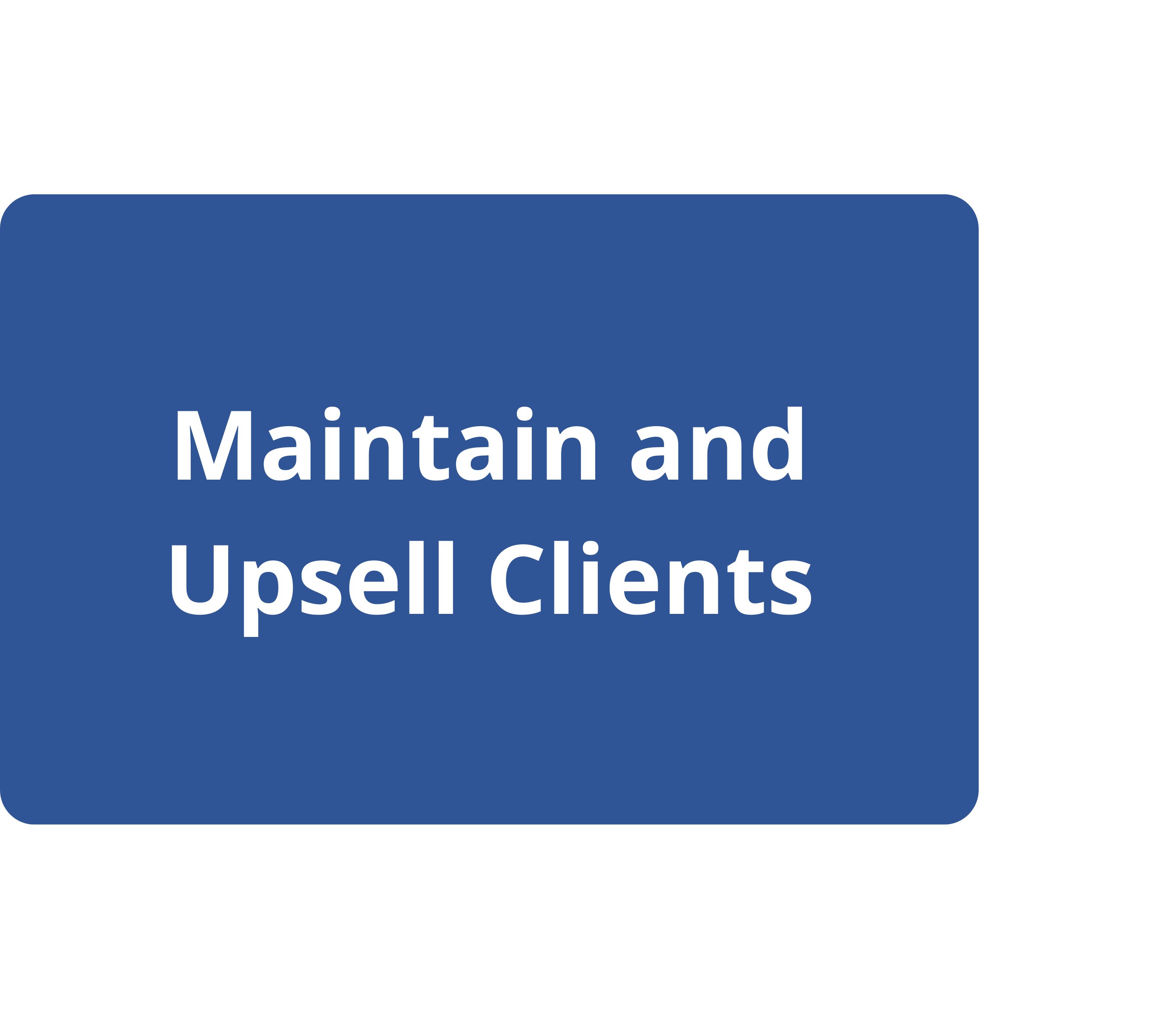 Maintain and Upsell Clients